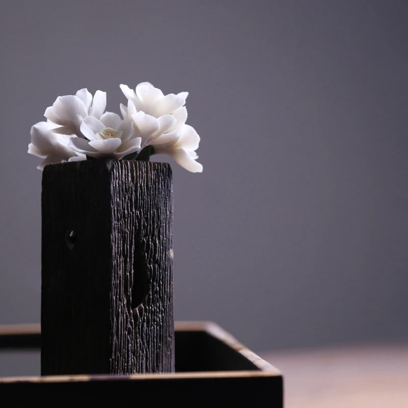 Handmade Ceramic Floral Figurines