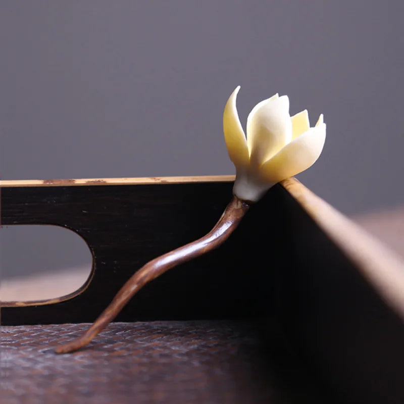 Handmade Ceramic Floral Figurines