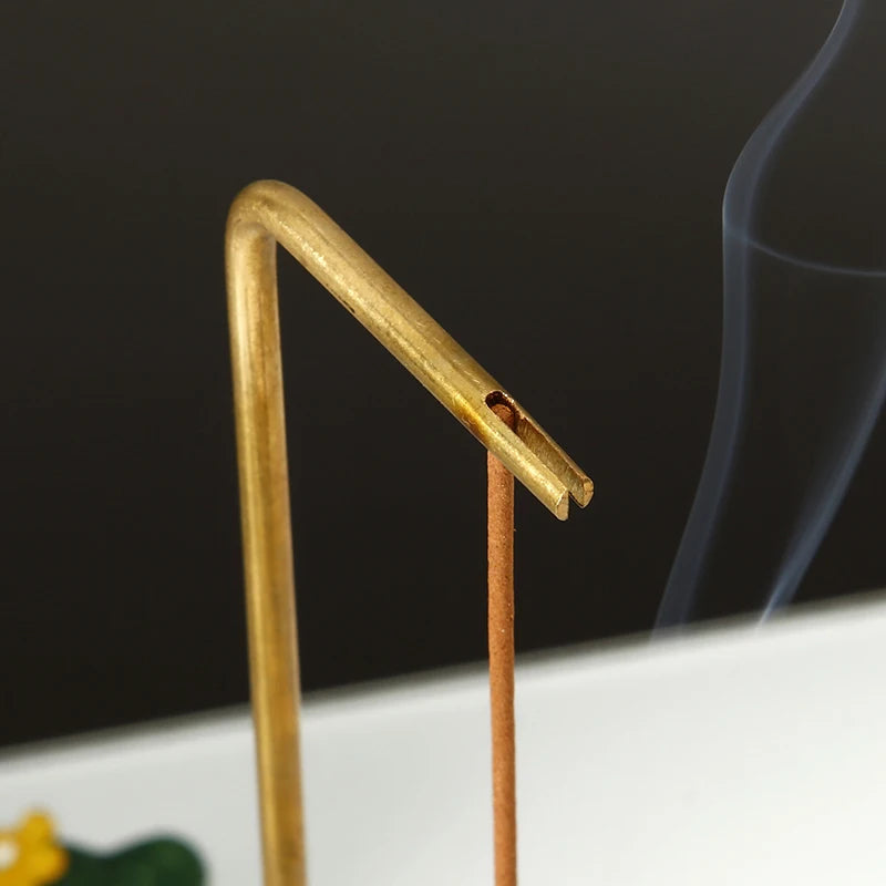 Brass Reversed Incense Holder