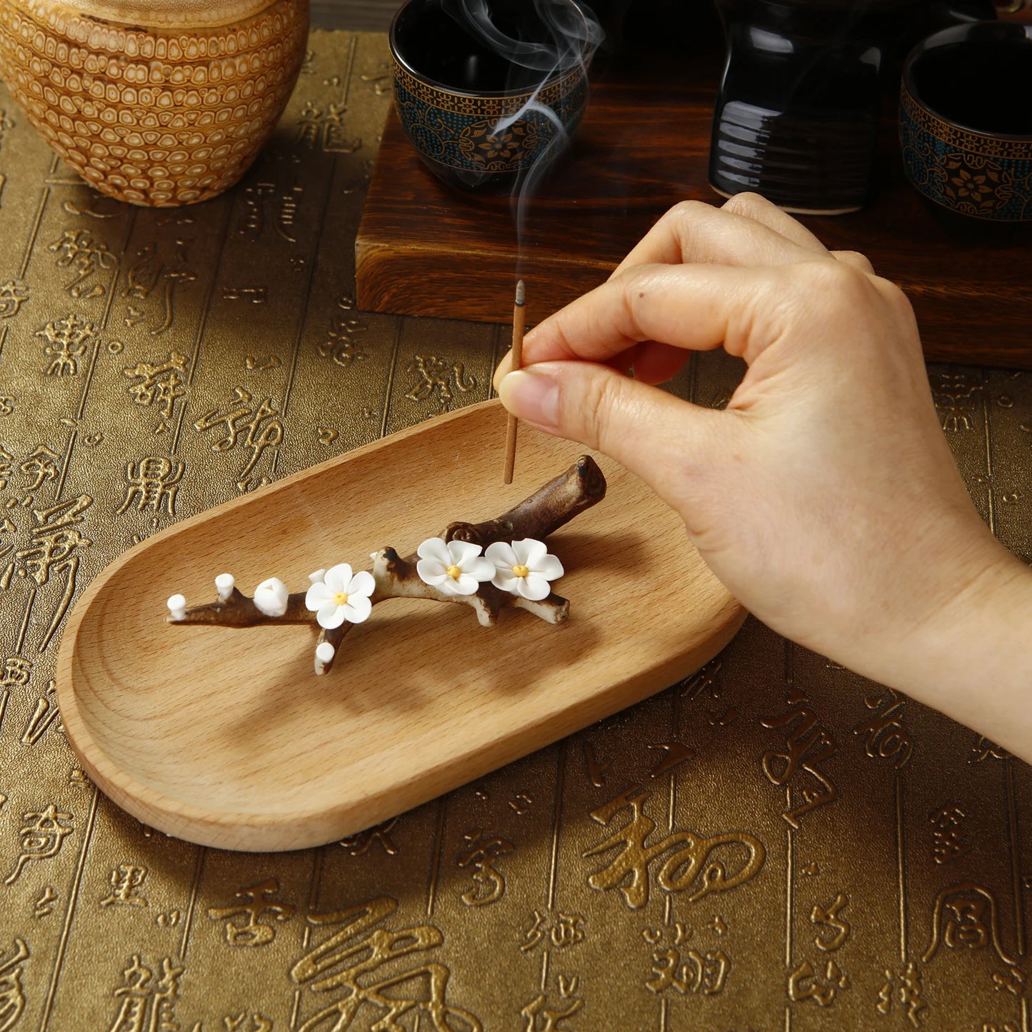 Plum Blossom Incense Holder