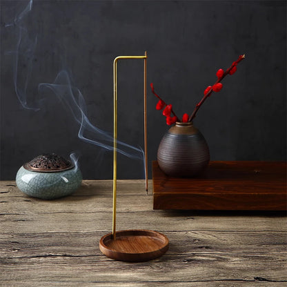 Brass Reversed Incense Holder