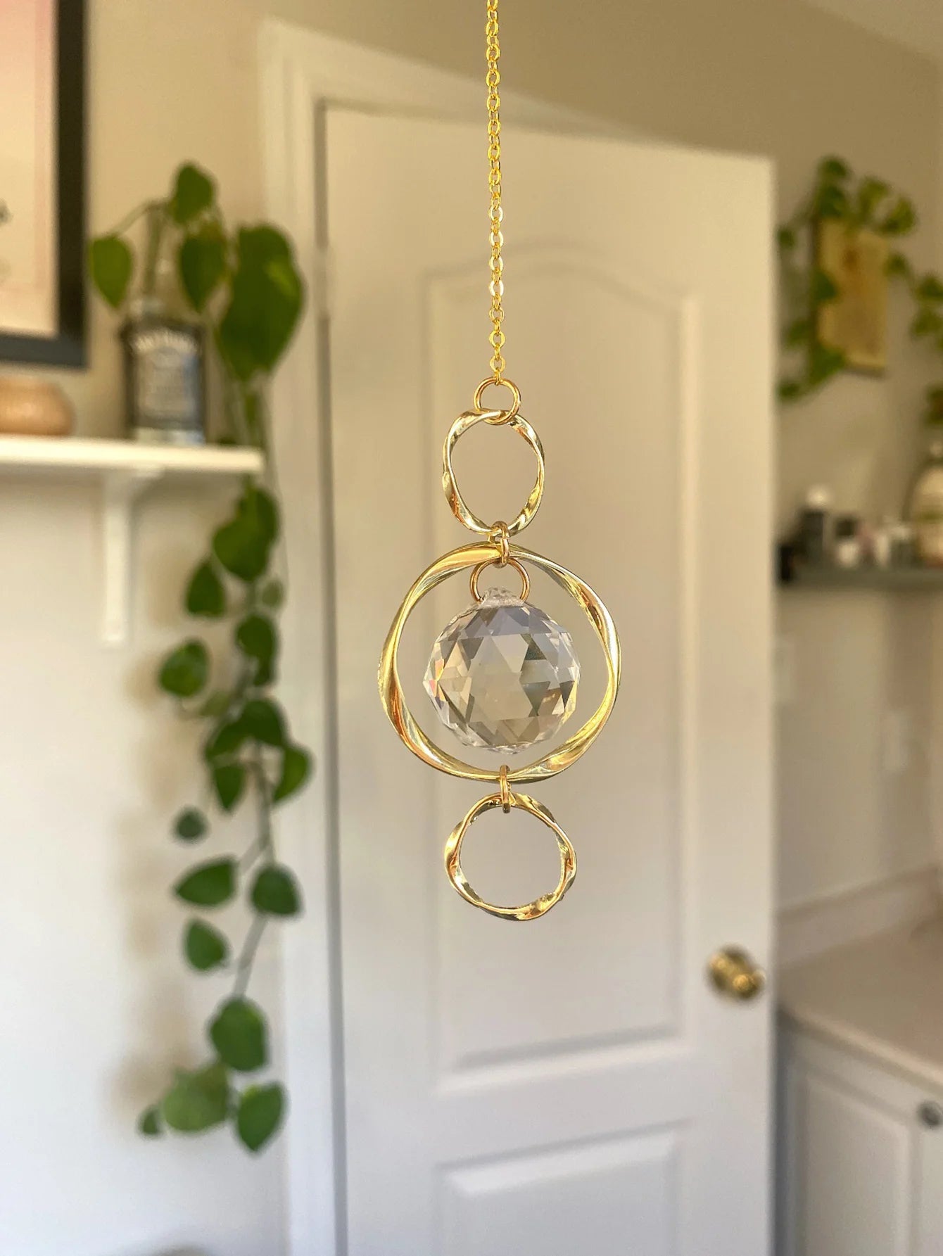 Elegant Crystal Suncatcher